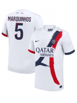 Paris Saint-Germain Marquinhos #5 Gostujuci Dres 2024-25 Kratak Rukavima